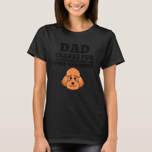 Camiseta Pai Obrigado Por Recolher Meu Cocô Dia Dos Pais 