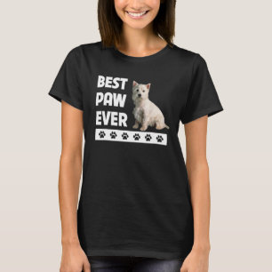 Camiseta Pai oeste da Highland White Terrier Dia de os pais