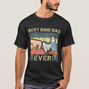 Camiseta Pai Orçamentário Pássaro Amo Pai Entusiasta Animal