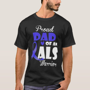 Camiseta Pai Orgulhoso Da Família Guerreira Als Als