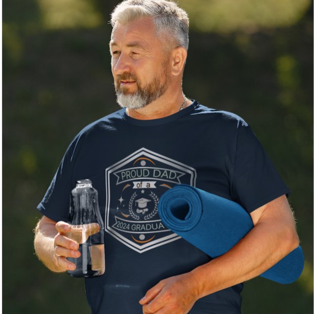 Camiseta Pai orgulhoso da graduação do Dia de os pais 2024 (Criador carregado)