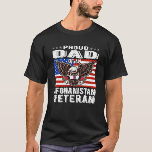 Camiseta Pai Orgulhoso Da Militar Patriótica Veterana Do Af
