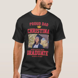 Camiseta Pai orgulhoso da turma de 2025