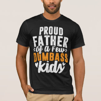 Camiseta Pai Orgulhoso de algumas crianças