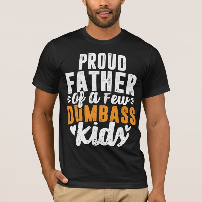 Camiseta Pai Orgulhoso de algumas crianças (Frente)