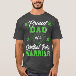 Camiseta pai orgulhoso de Cerebral paralela Sensibilizaçã
