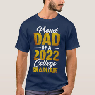 Camiseta Pai Orgulhoso De Estudantes De Graduação