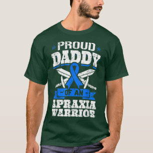 Camiseta Pai Orgulhoso De Um Aquecimento Azul Em Areia Ri