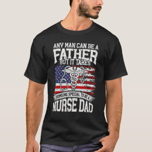 Camiseta Pai Orgulhoso De Um Dia de os pais De Enfermeira N