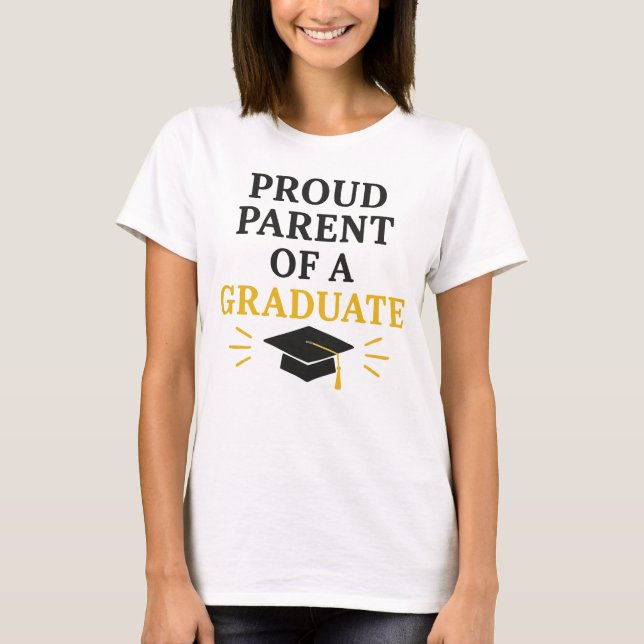 Camiseta Pai Orgulhoso de um Formando (Frente)
