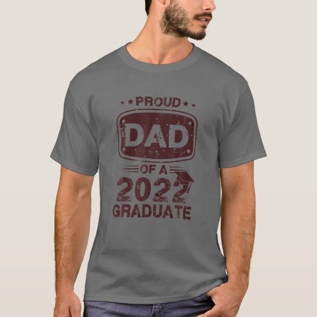 Camiseta Pai Orgulhoso De Um Formando 2022 (Frente)