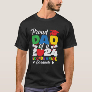 Camiseta Pai orgulhoso de um Formando do segundo grau 2024