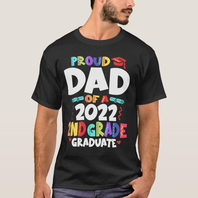 Camiseta Pai orgulhoso de um Formando segundo 2022 (Frente)