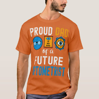 Camiseta Pai orgulhoso de um futuro optometrista