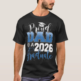Camiseta Pai Orgulhoso De Um Graduado Da Turma De 2026