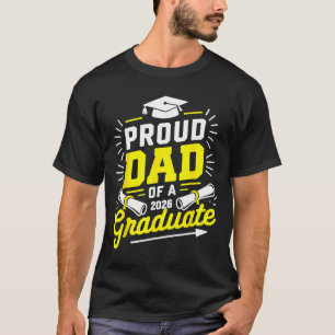 Camiseta Pai Orgulhoso De Um Graduado De 2026 Cl De 2026 Pa