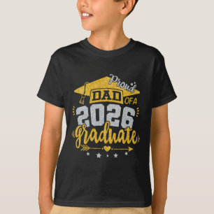 Camiseta Pai Orgulhoso De Um Graduado Em 2026 Graduado Seni