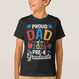 Camiseta Pai Orgulhoso De Um Graduado Pré-escolar Cl 2026 G