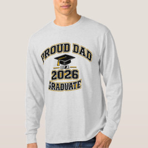 Camiseta Pai Orgulhoso De Um Graduado Universitário De 2026