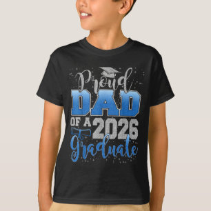Camiseta Pai Orgulhoso De Um Graduando Da Turma De 2026 Gra