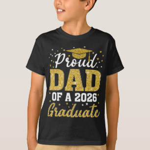 Camiseta Pai Orgulhoso De Um Graduando Da Turma De 2026 Gra