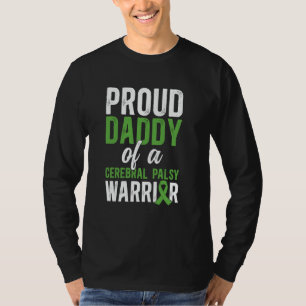 Camiseta Pai Orgulhoso De Um Guerreiro Com Paralisia Cerebr