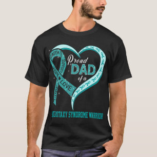 Camiseta Pai Orgulhoso De Um Guerreiro Da Síndrome Heterota
