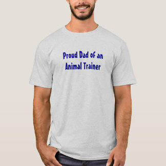 Camiseta Pai orgulhoso de um instrutor animal