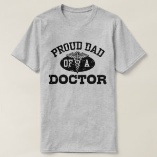 Camiseta Pai orgulhoso de um médico