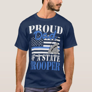 Camiseta Pai orgulhoso de um policial policial policial pol