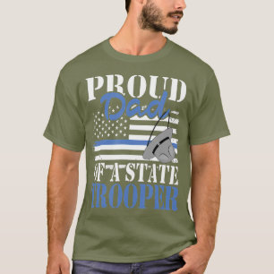 Camiseta Pai orgulhoso de um policial policial policial pol