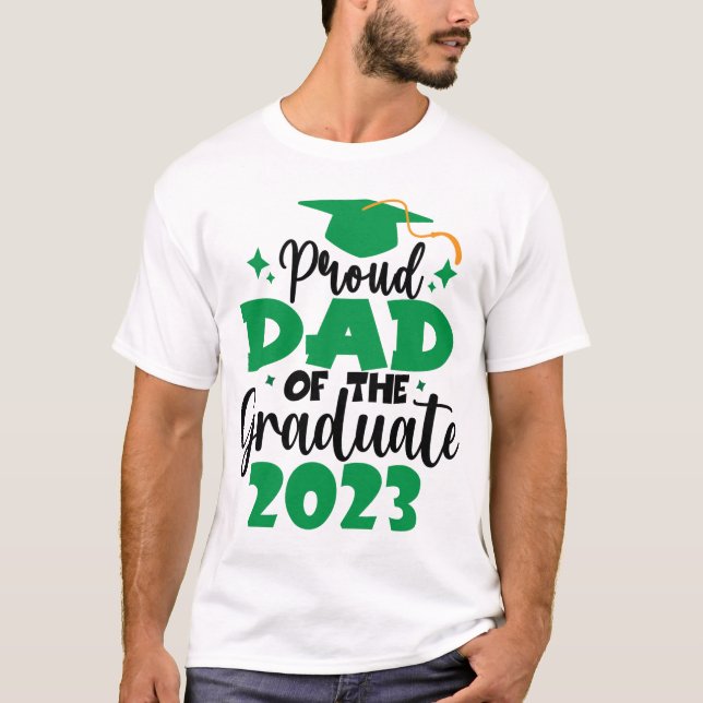 Camiseta Pai orgulhoso de um roteiro divertido de Formando  (Frente)
