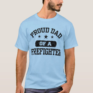 Camiseta Pai orgulhoso de um sapador-bombeiro