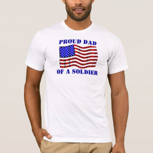 Camiseta Pai orgulhoso de um t-shirt do soldado