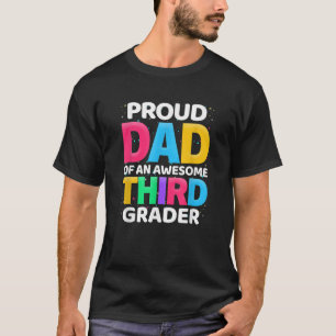 Camiseta Pai Orgulhoso De Um Terceiro Incrível