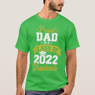 Camiseta Pai orgulhoso de uma classe de mais velho 2022 gra