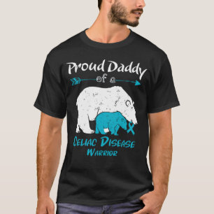 Camiseta Pai Orgulhoso De Uma Conscientização Da Doença Cel