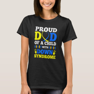 Camiseta Pai Orgulhoso De Uma Criança Com Síndrome De Down