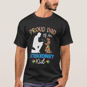 Camiseta Pai Orgulhoso de uma Criança Extraordinária Apoio