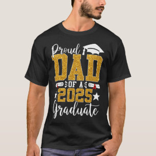 Camiseta Pai Orgulhoso De Uma Graduação De Pais 2025 S