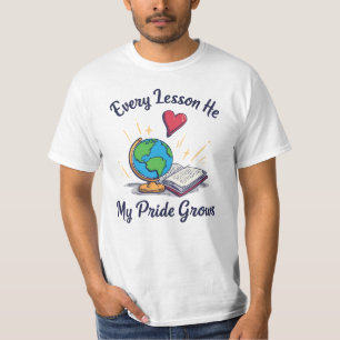 Camiseta Pai Orgulhoso de uma Professora de Inglês