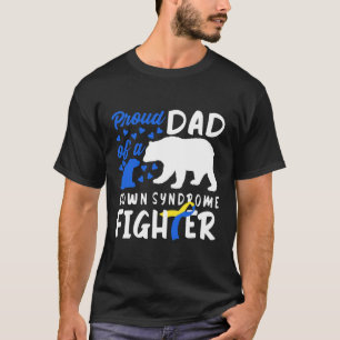 Camiseta Pai Orgulhoso De Uma Síndrome De Baixo Conhecimen