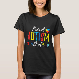 Camiseta Pai Orgulhoso do Autismo Conscientização do Autism