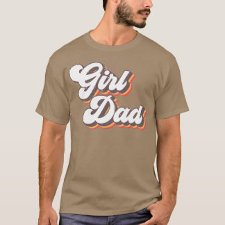 Camiseta Pai Orgulhoso do Dia de os pais das Raparigas Vint
