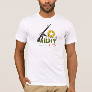 Camiseta Pai orgulhoso do exército