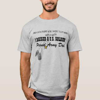 Camiseta Pai orgulhoso do exército
