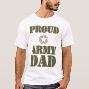 Camiseta Pai orgulhoso do exército