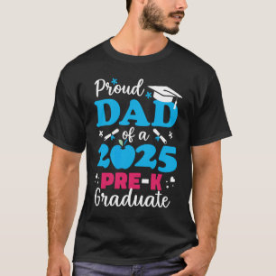 Camiseta Pai orgulhoso do Formando pré-K 2025