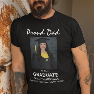 Camiseta Pai Orgulhoso do Graduado Foto