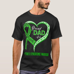 Camiseta Pai Orgulhoso do Guerreiro da Síndrome de Fanconi